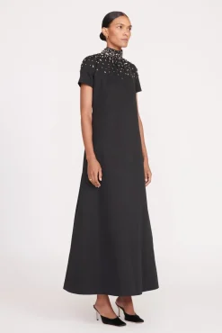 ILANA DRESS BLACK SILVER