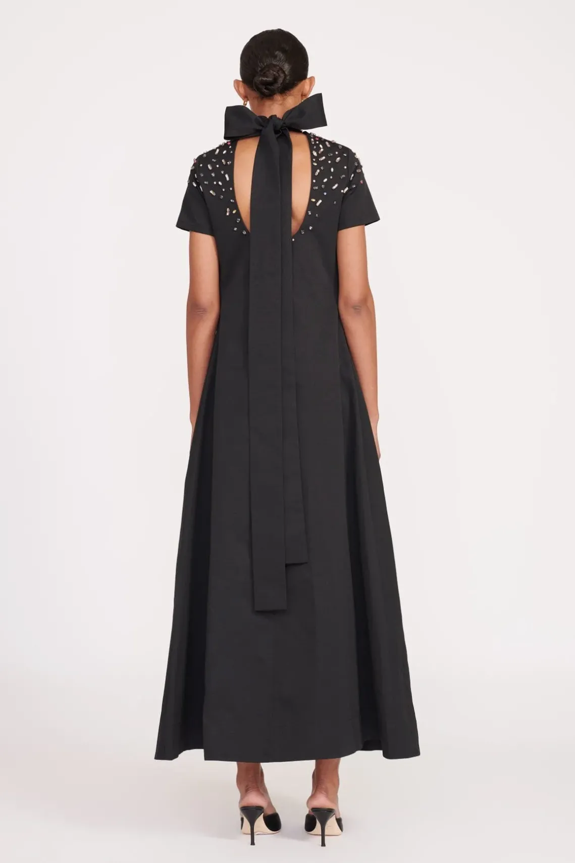 ILANA DRESS BLACK SILVER
