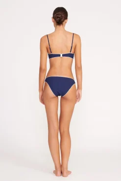 JO BALCONETTE BIKINI TOP NAVY WHITE