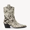 JUNE BOOT  BLACK WHITE HAIRCALF
