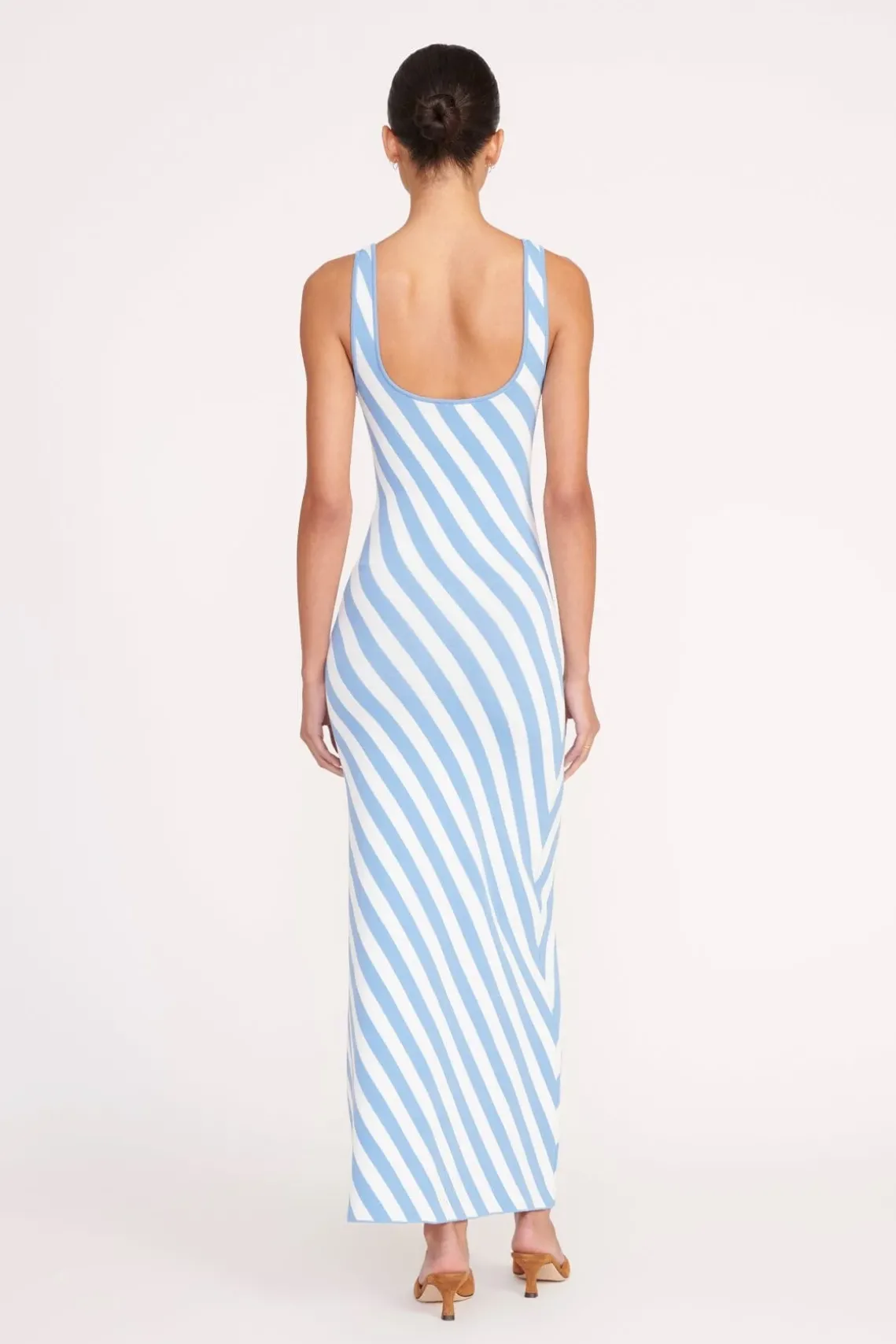KATIE DRESS BLUE SEASHORE STRIPE