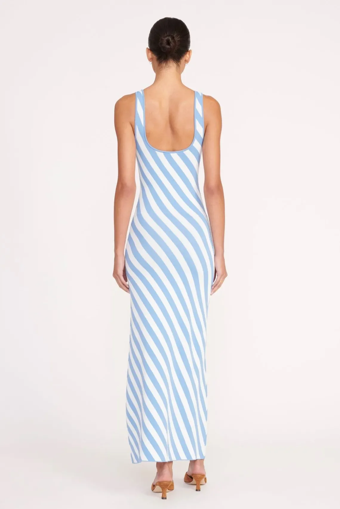 KATIE DRESS BLUE SEASHORE STRIPE