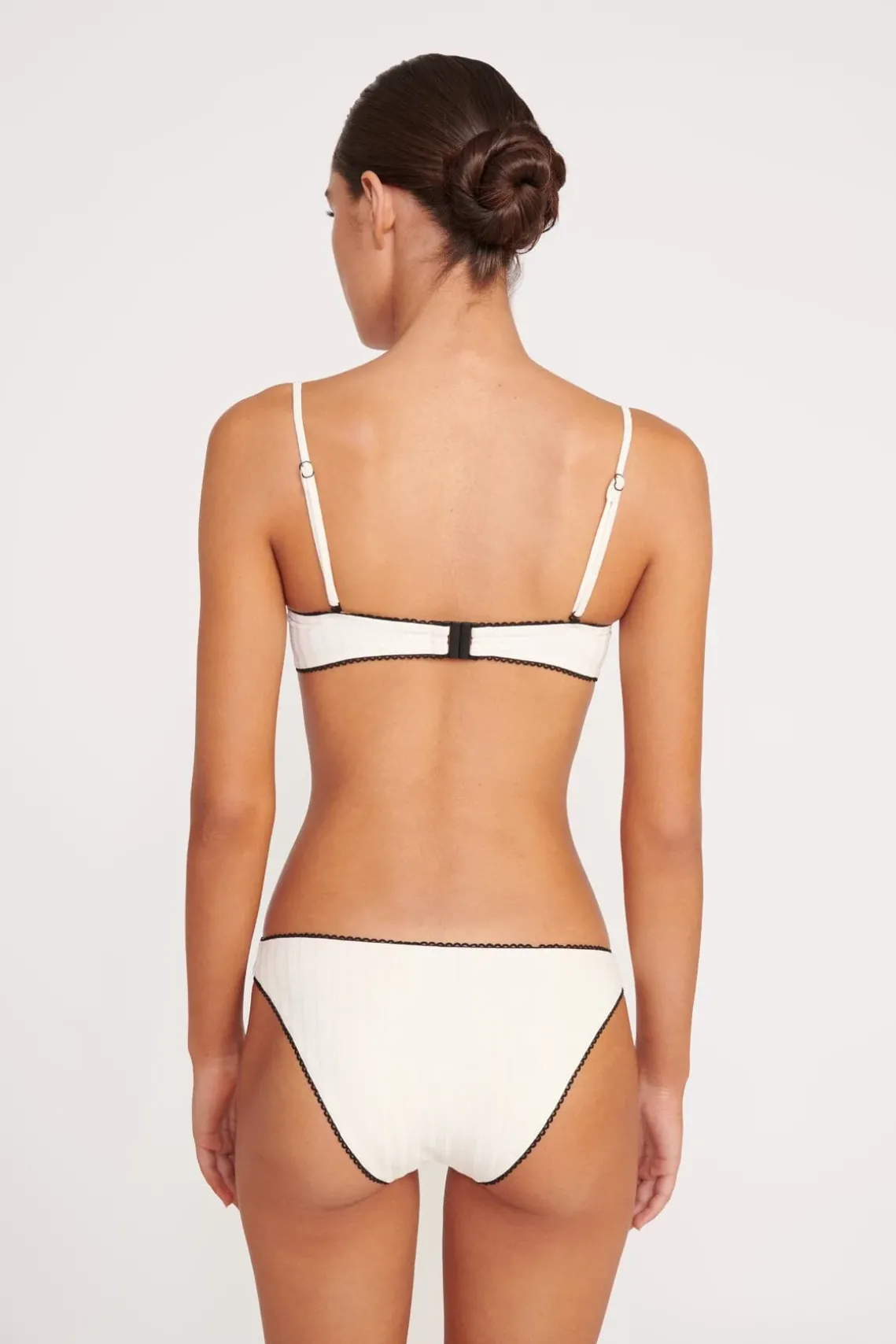 KIT BIKINI BOTTOM IVORY BLACK