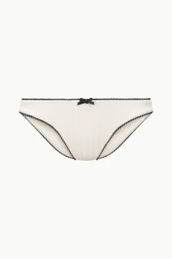 KIT BIKINI BOTTOM IVORY BLACK