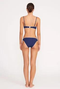 KIT BIKINI BOTTOM NAVY WHITE
