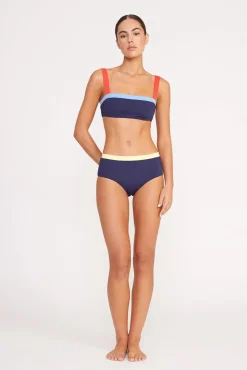 LIV BIKINI TOP NAVY COLORBLOCK