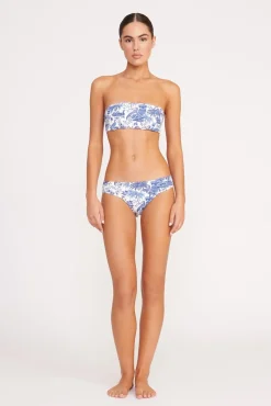 MALA BIKINI TOP  BLUE TOILE