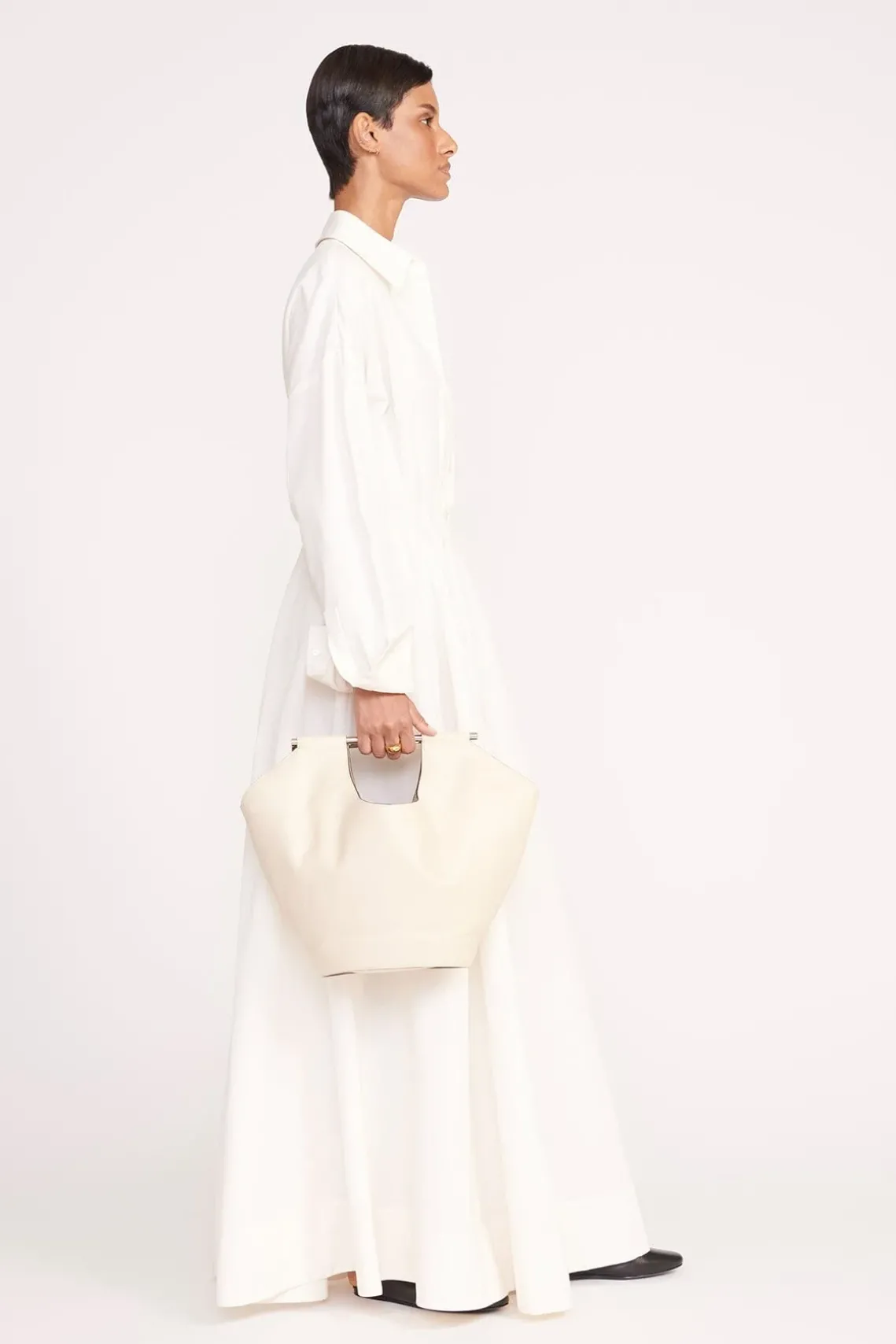 MAR BUCKET BAG CREAM