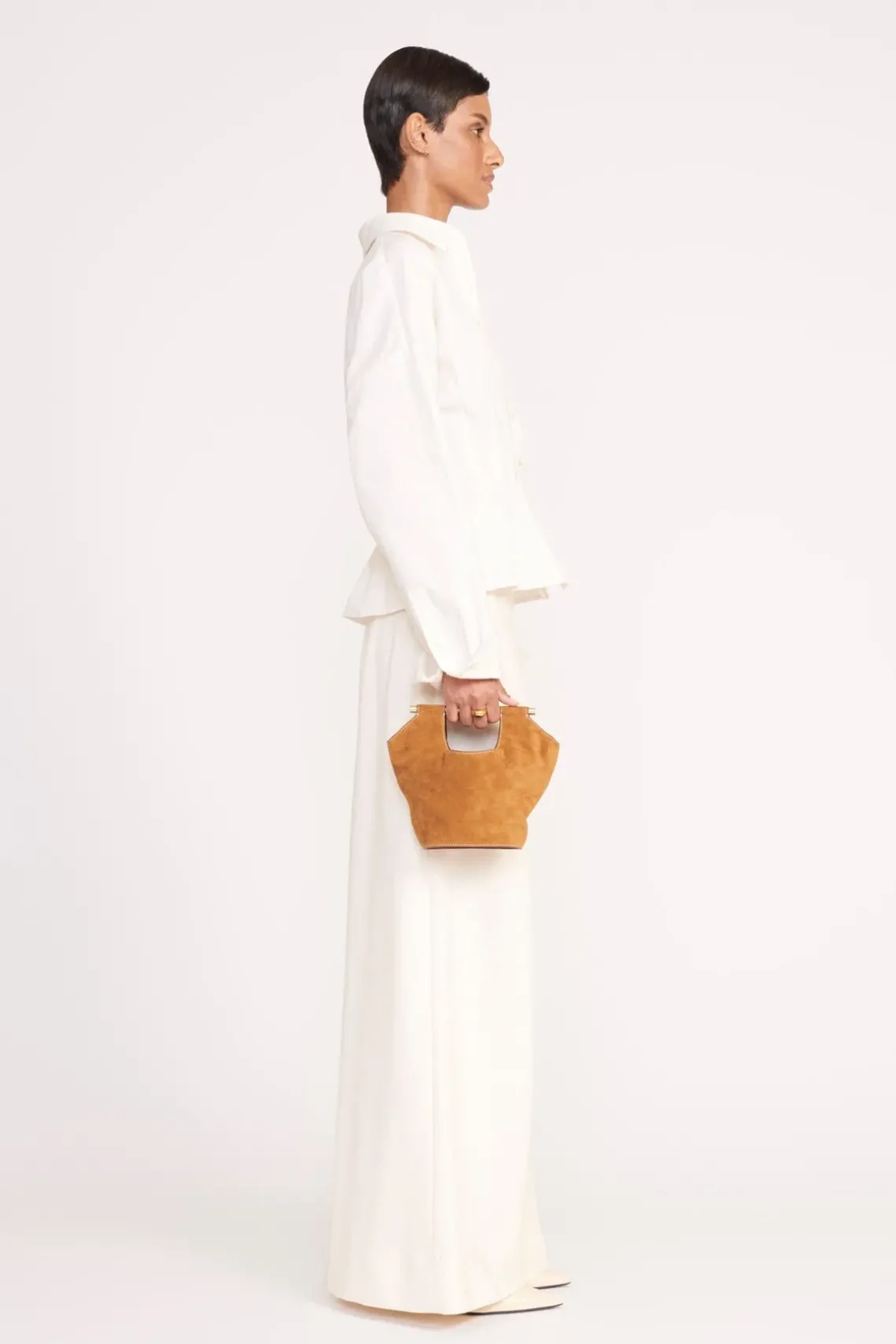 MAR MINI BUCKET BAG TAN
