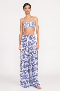 MARZA PANT BLUE TOILE
