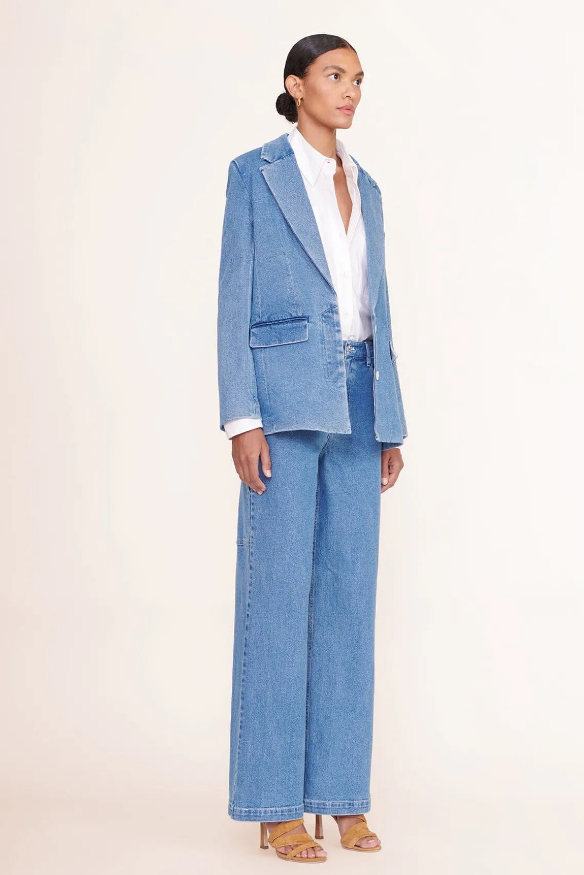 MAXWELL BLAZER MEDIUM WASH