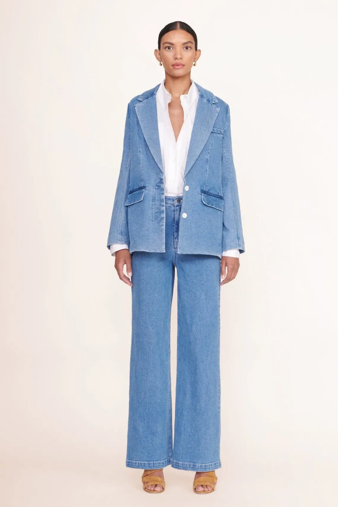 MAXWELL BLAZER MEDIUM WASH