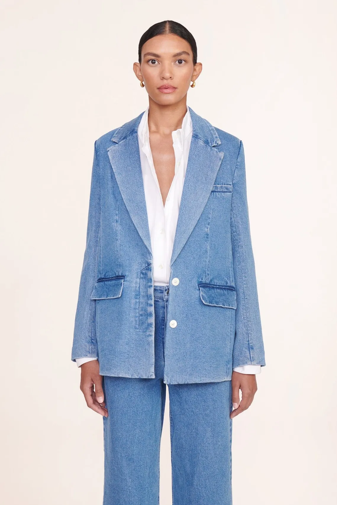 MAXWELL BLAZER MEDIUM WASH