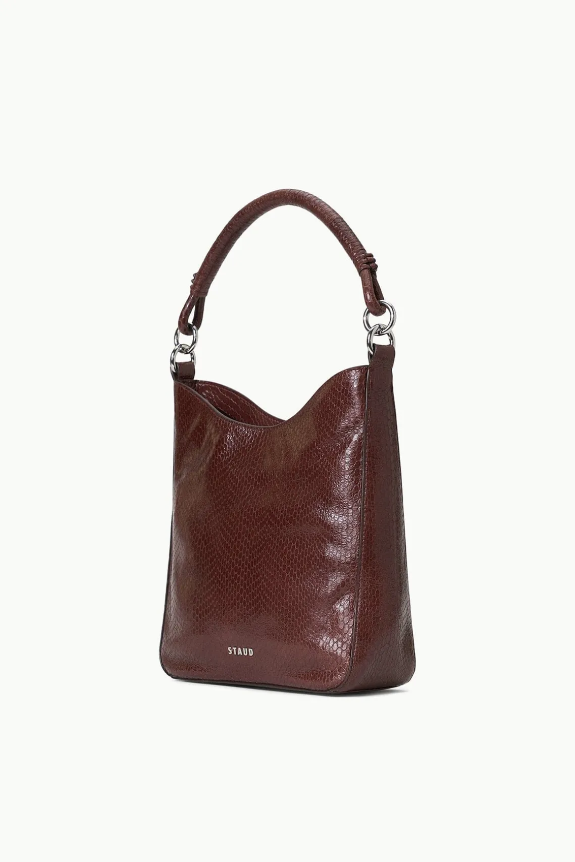 MEL BAG MAHOGANY SNAKE EMBOSSED