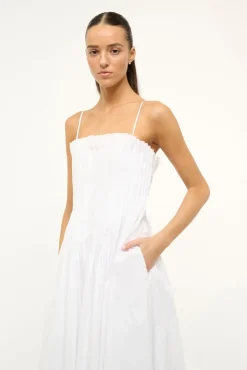 MIDI BELLA DRESS WHITE