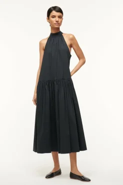 MIDI MARLOWE DRESS BLACK