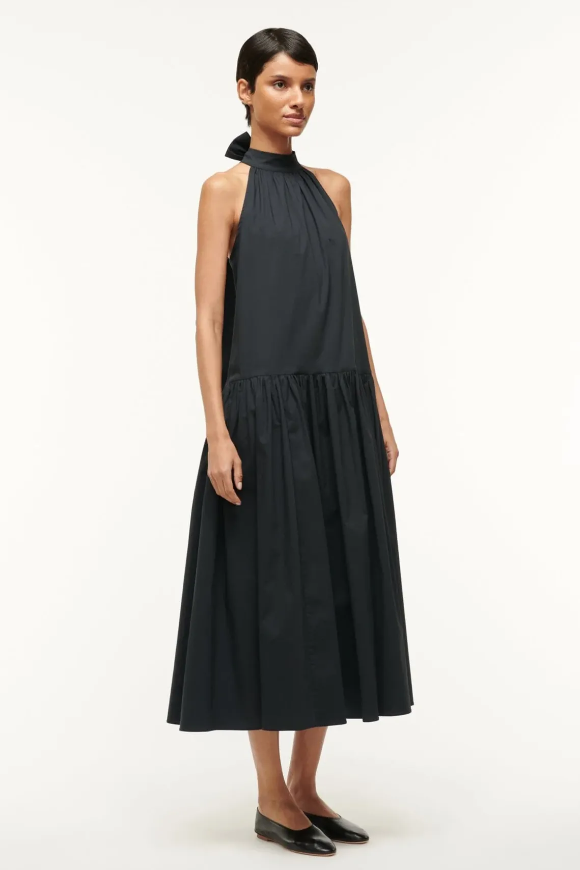 MIDI MARLOWE DRESS BLACK