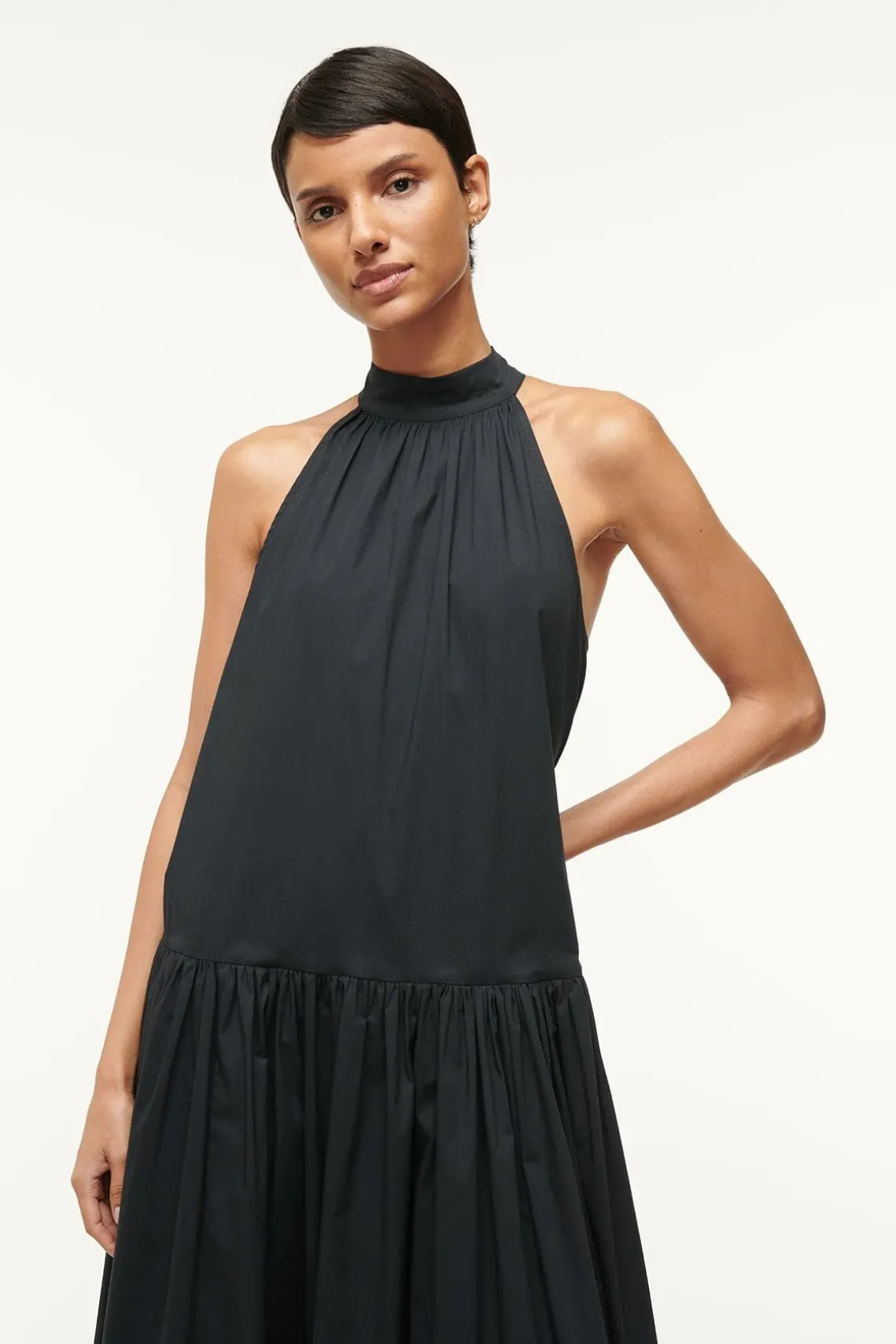 MIDI MARLOWE DRESS BLACK