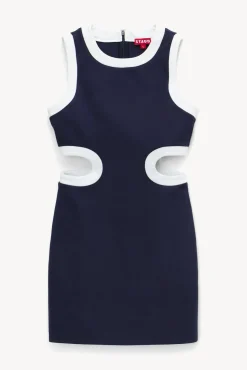 MINI DOLCE DRESS  NAVY WHITE