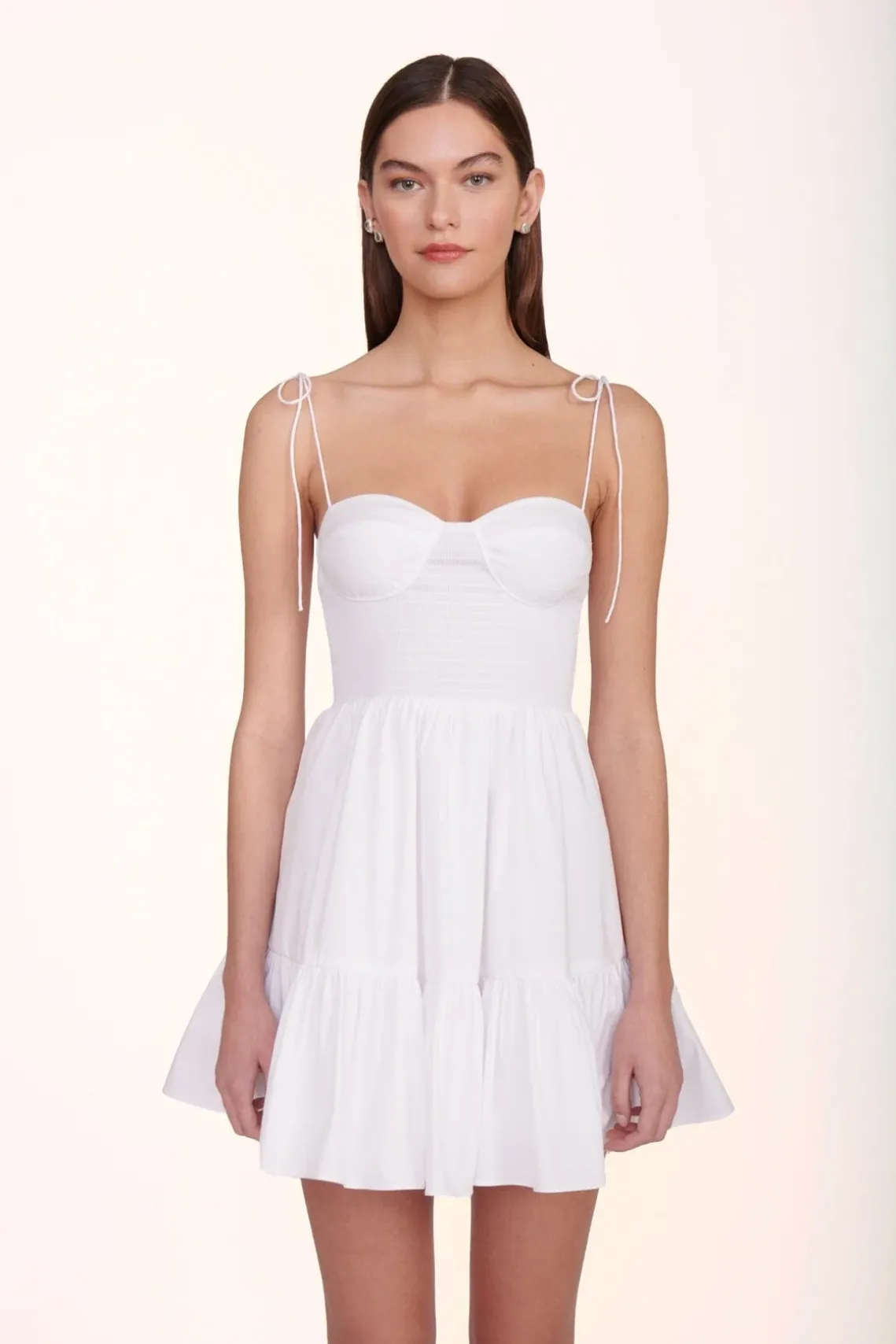 MINI LANDRY DRESS WHITE