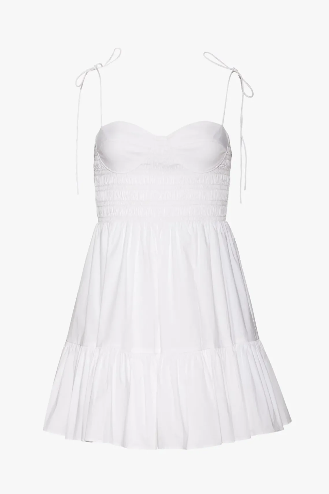 MINI LANDRY DRESS WHITE