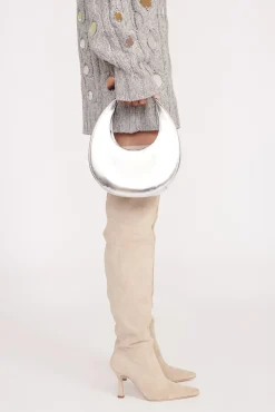 MINI MOON BAG CHROME