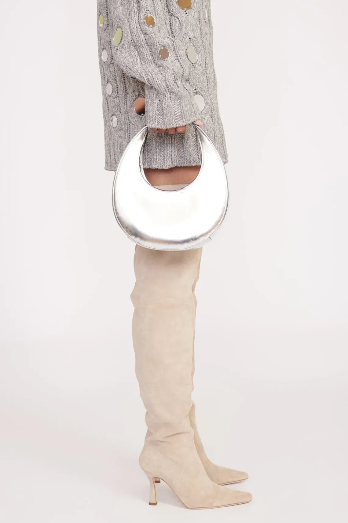 MINI MOON BAG CHROME