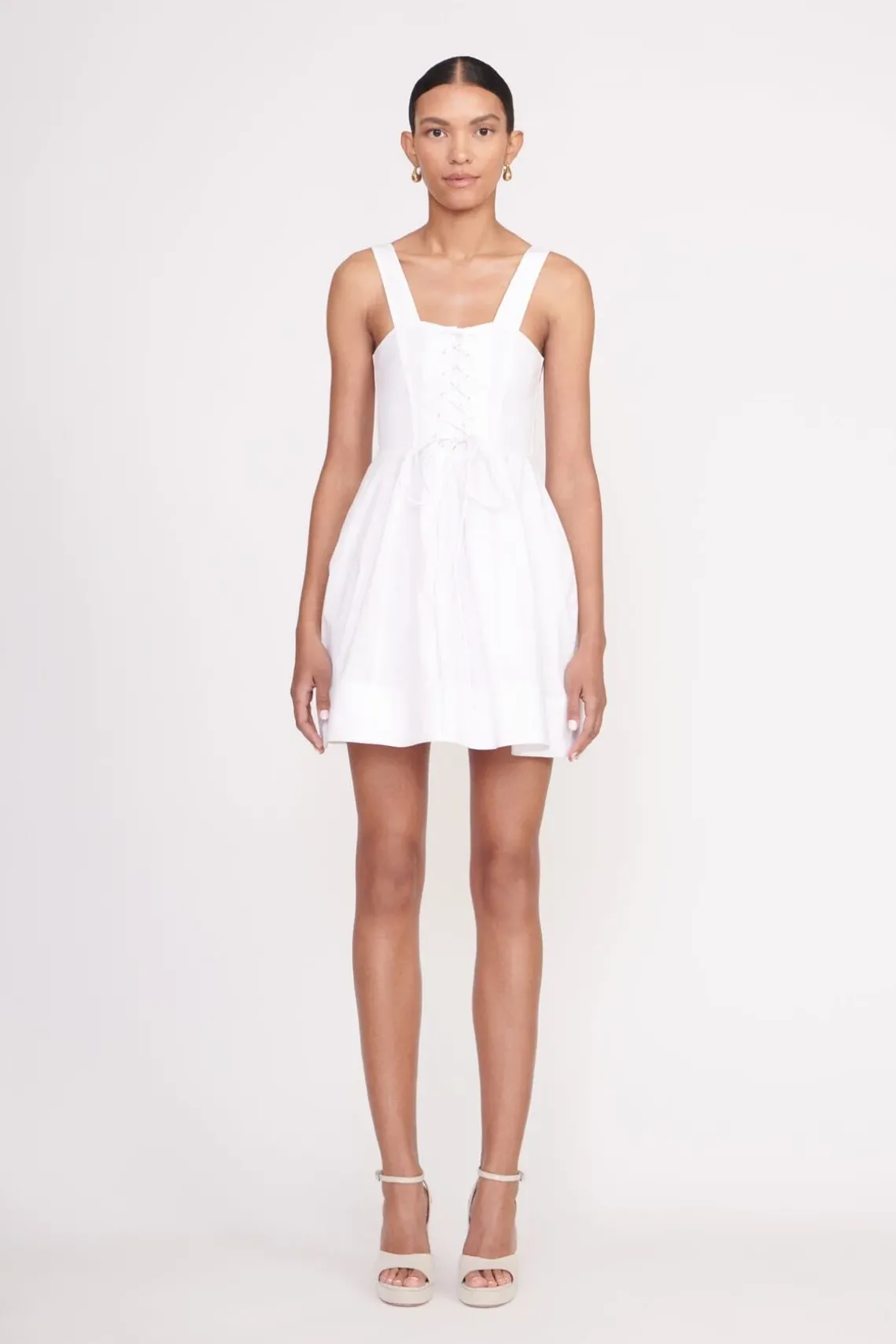 MINI SUTTON DRESS WHITE