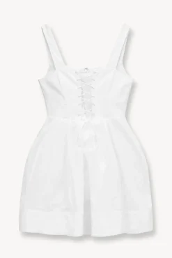 MINI SUTTON DRESS WHITE