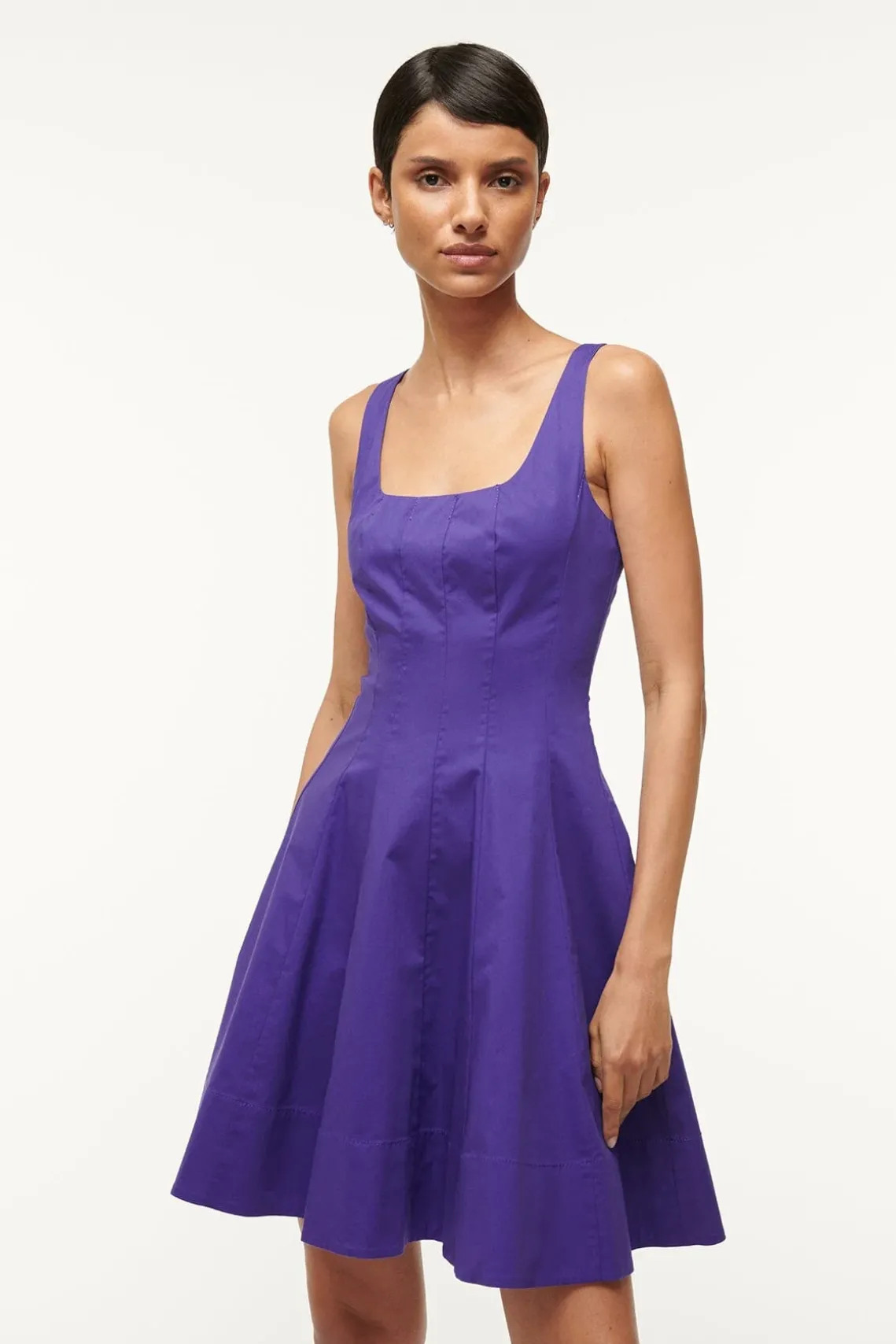 MINI WELLS DRESS VIOLET