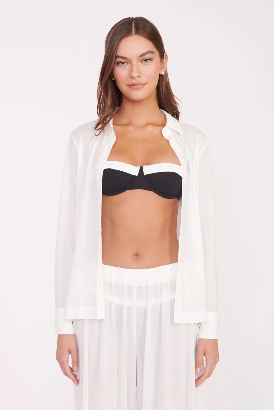 MIRIAM COVERUP TOP WHITE
