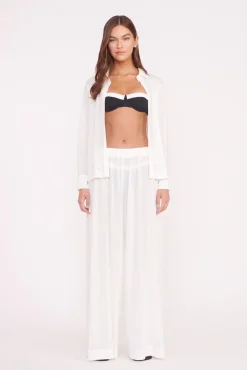MIRIAM COVERUP TOP WHITE