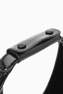 MOON BAG BLACK POLISHED