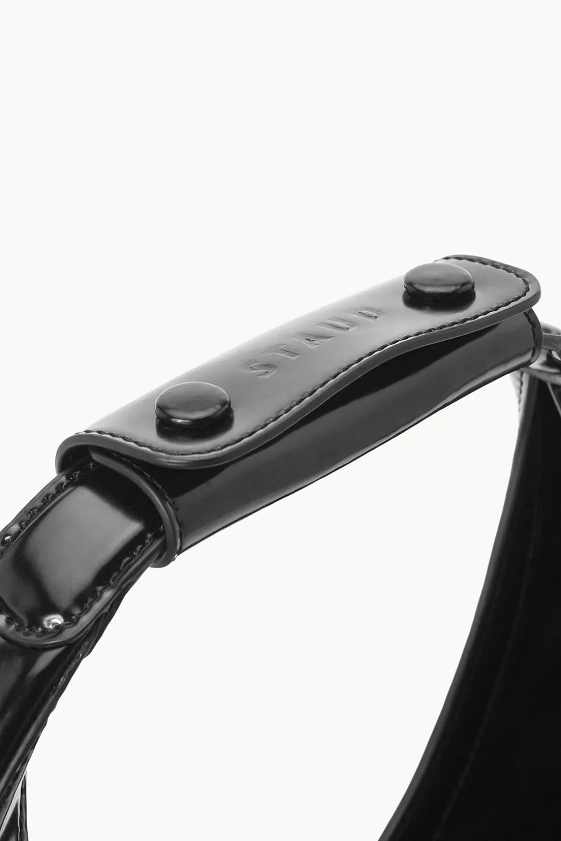 MOON BAG BLACK POLISHED