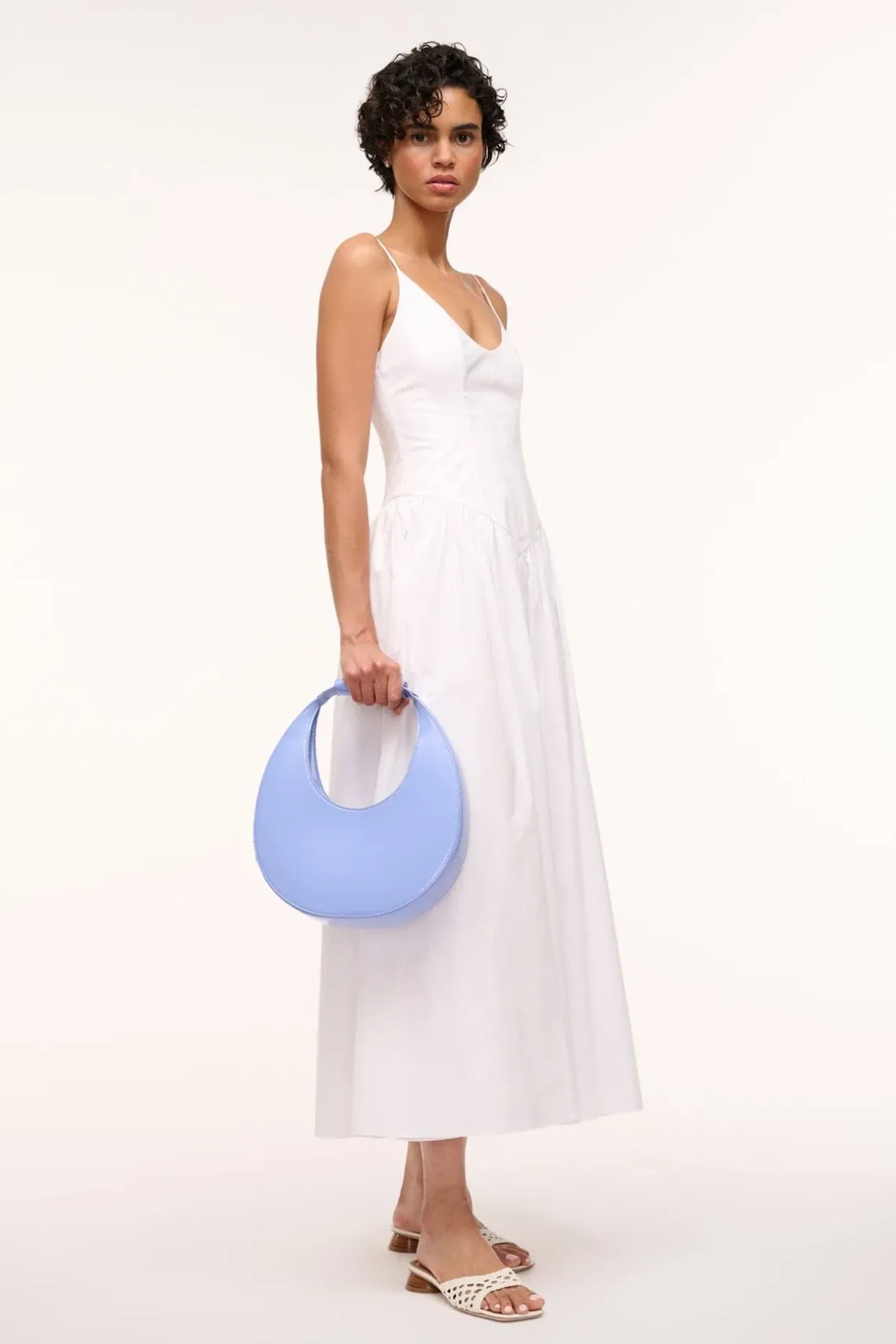MOON BAG BLUE HYDRANGEA