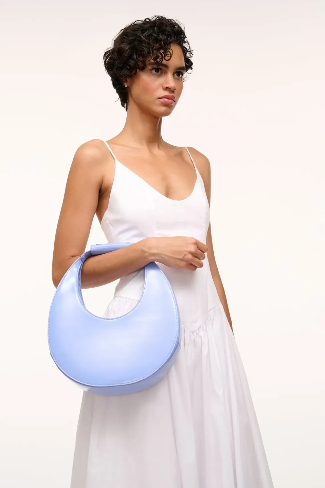 MOON BAG BLUE HYDRANGEA