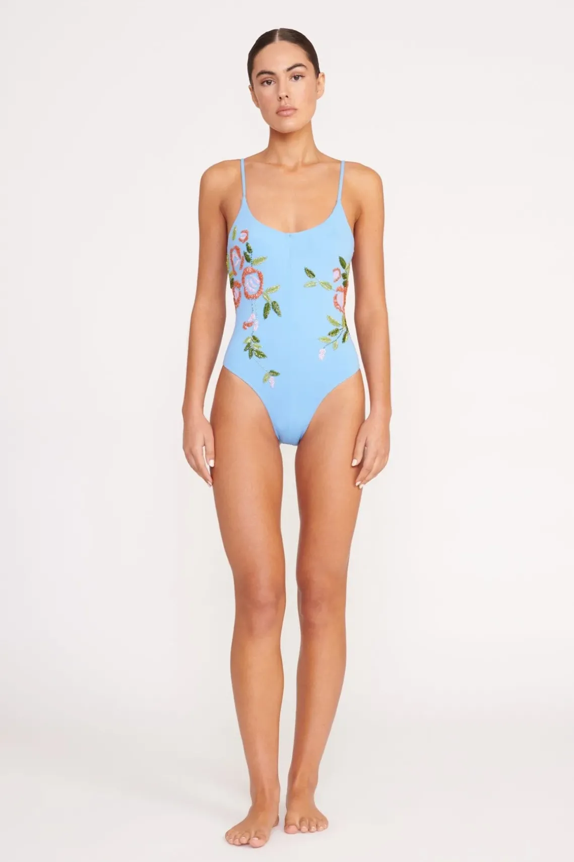 NAHLA ONE PIECE DIAMOND ROSE