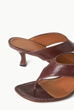 NATALIA THONG SANDAL MAHOGANY