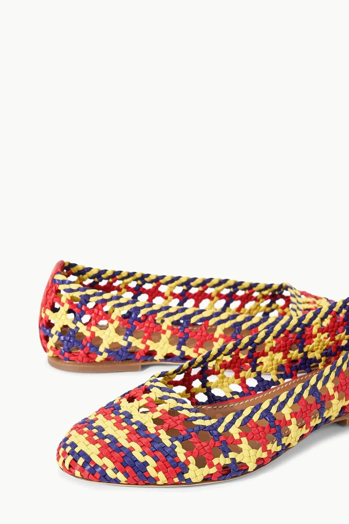 NELL CROCHET BALLERINA RED ROSE MULTI