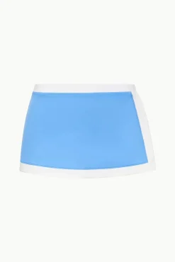 NELL SWIM SKIRT AZURE WHITE