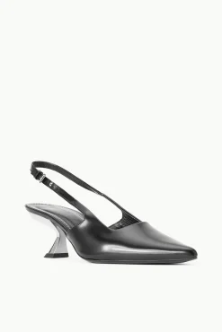 NEVE SLINGBACK HEEL BLACK METALS