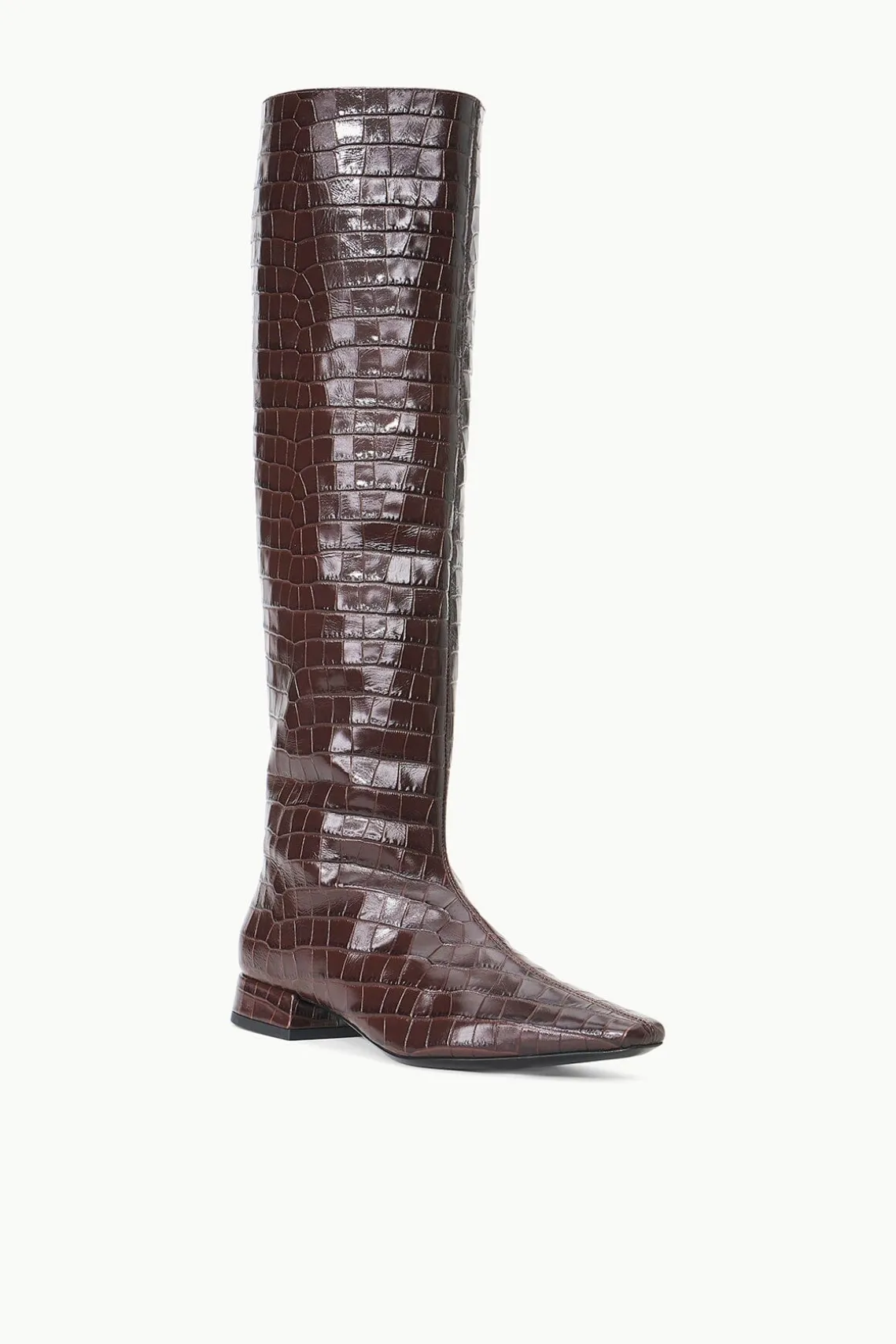 OLGA BOOT ESPRESSO CROC EMBOSSED