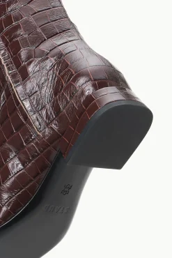OLGA BOOT ESPRESSO CROC EMBOSSED