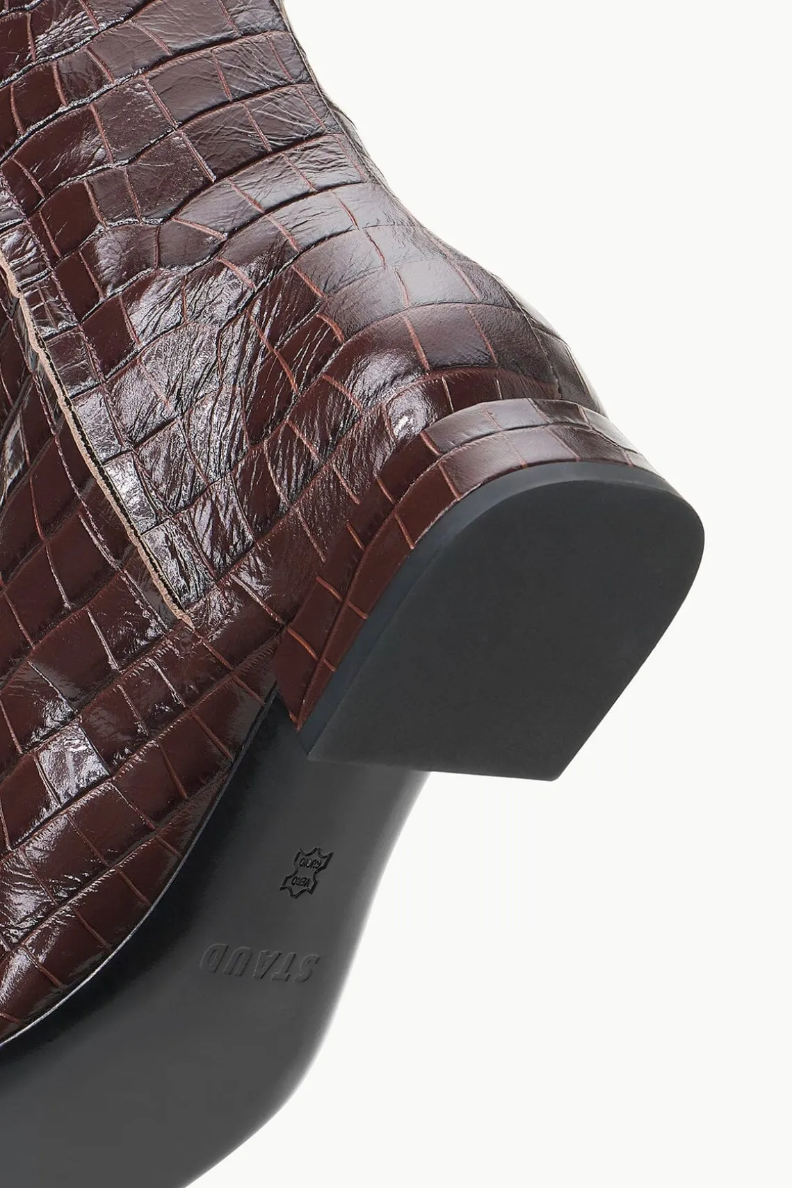 OLGA BOOT ESPRESSO CROC EMBOSSED