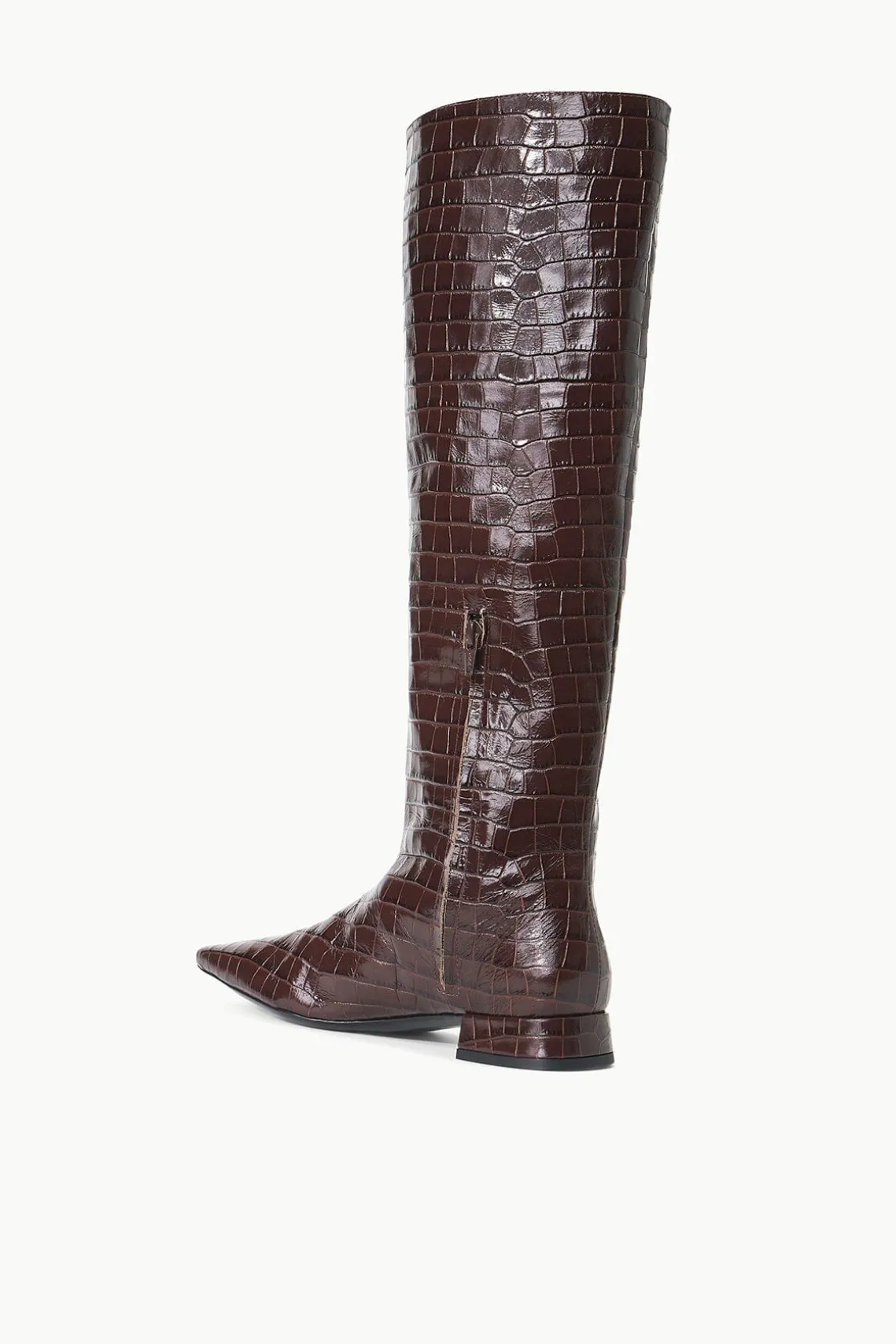 OLGA BOOT ESPRESSO CROC EMBOSSED