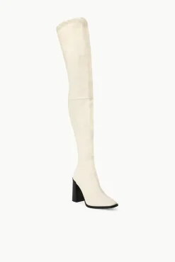 PAZ OVER THE KNEE BOOT CREAM