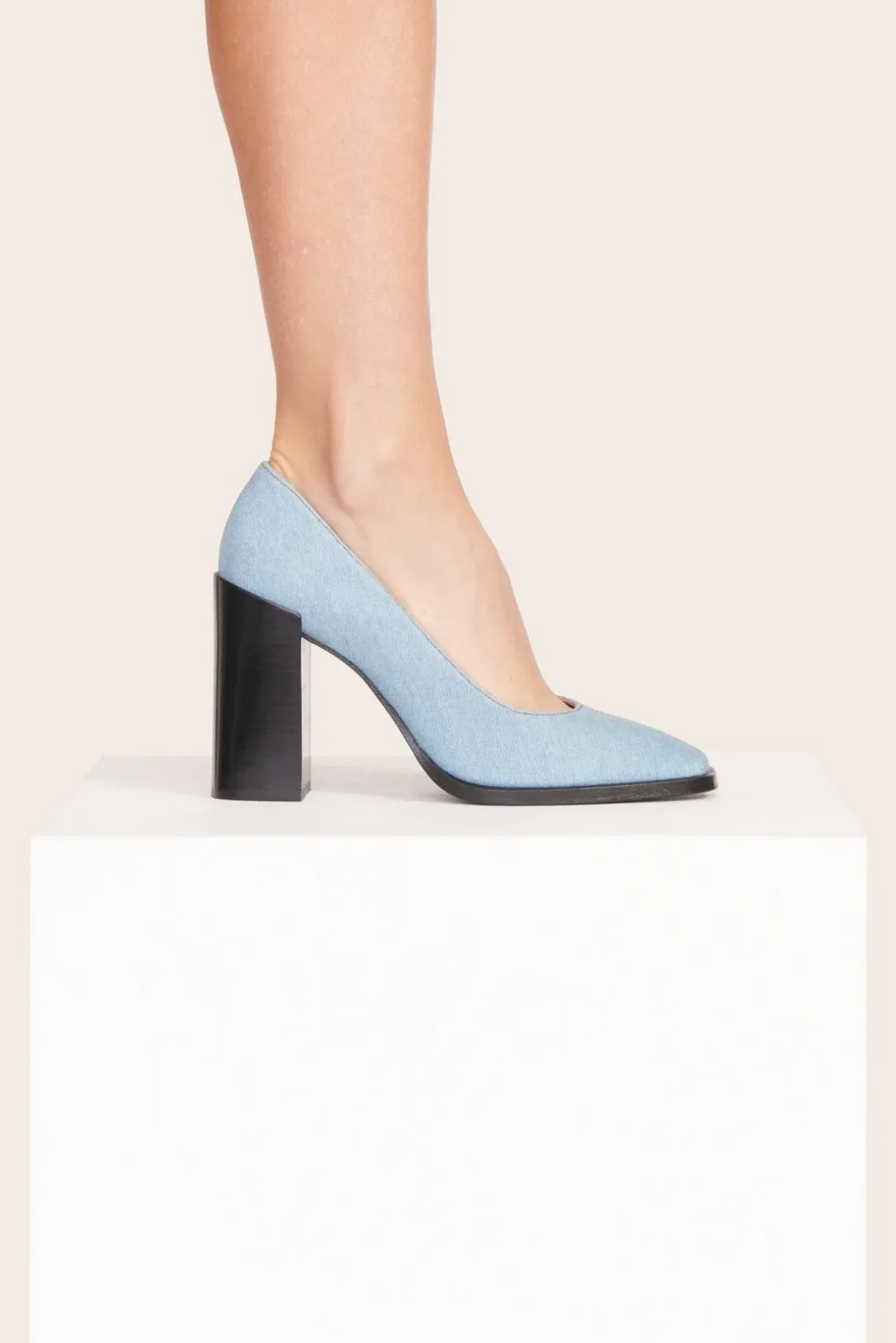 PAZ PUMP DENIM BLUE