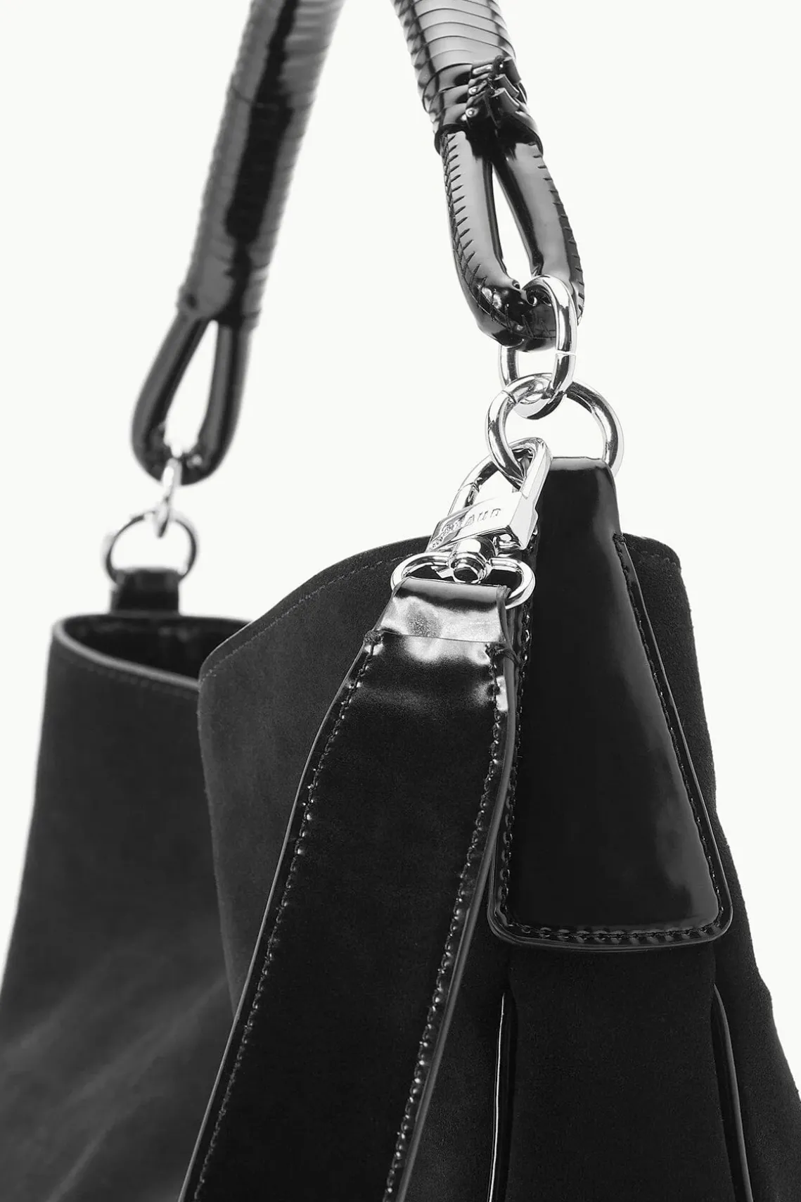 PERRY BAG BLACK SUEDE