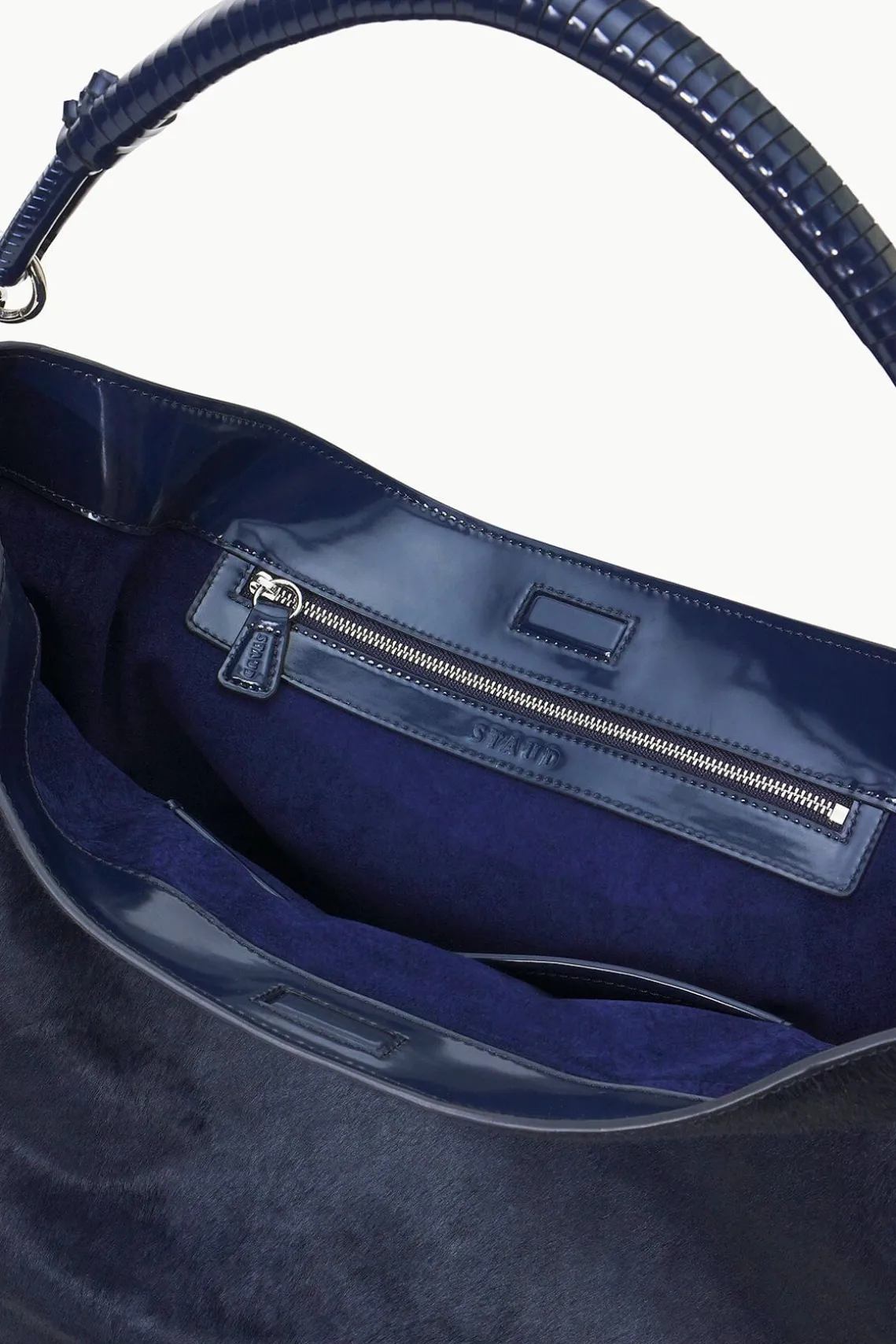 PERRY BAG NAVY HAIRCALF