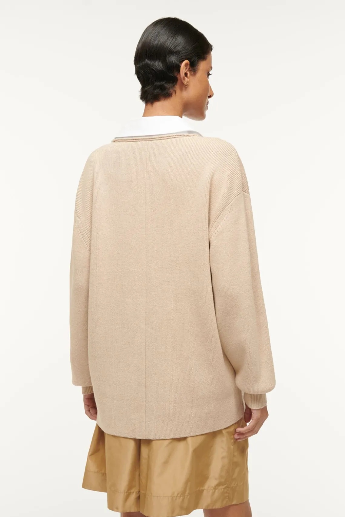 PIETRO SWEATER CAMEL WHITE
